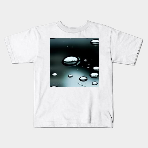 Austin Rain Kids T-Shirt by davidbstudios